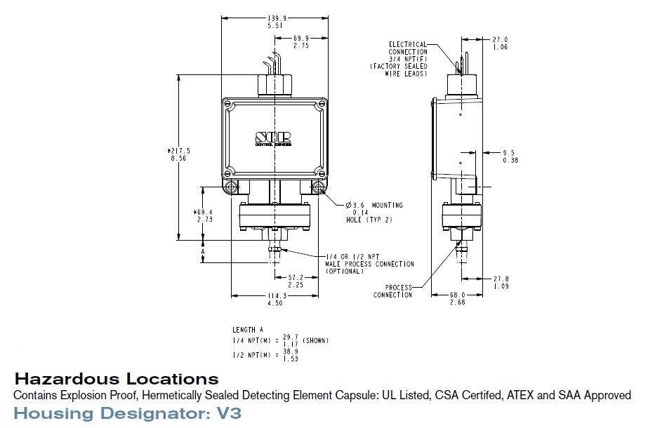 SOR防爆开关4V3-LA2-N6-C1A死区可调索尔开关