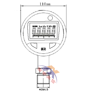 AX-110YK 数显压力开关 电子式压力开关