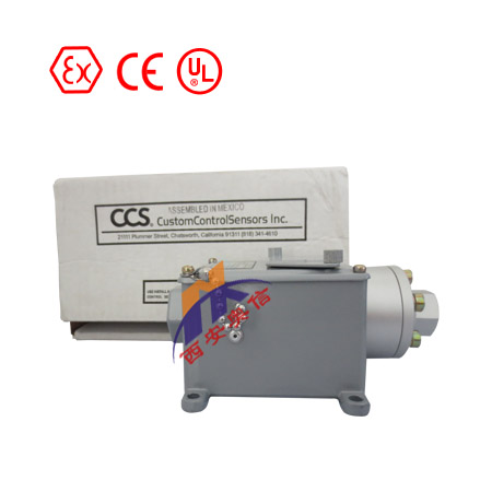 美国CCS开关604P21活塞式压力控制器300-3000Psi高压型