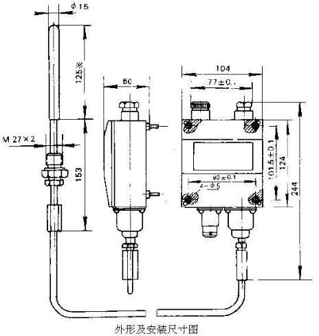 WTZK-50-C压力式温度控制器