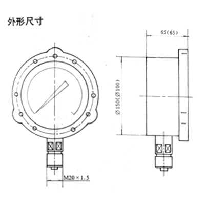 YN-150耐震压力表