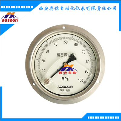 YBN-150BA不锈钢耐震高压精密压力表