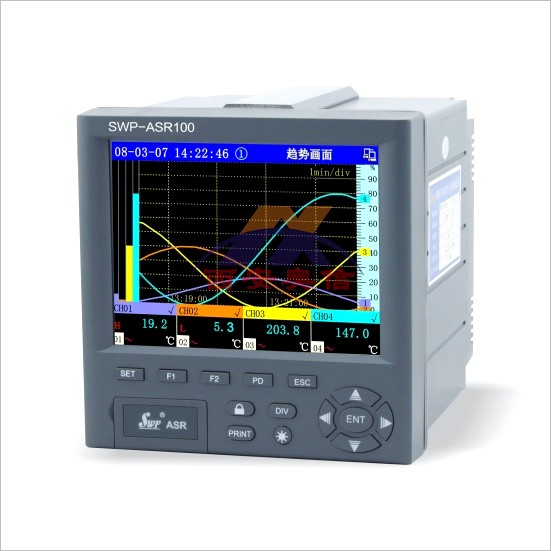 SWP-ASR100昌晖无纸记录仪ASR104-1-0/C3/L/U\4-20mA AC220