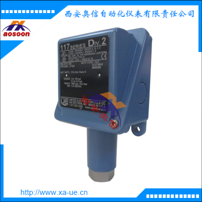 H117-700美国UE防爆压力开关 H117-700-M405本安防爆开