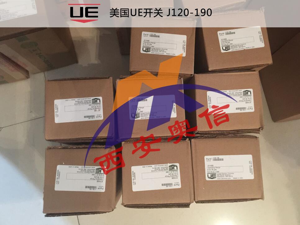 J120-190美国UE防爆压力开关316不锈钢膜片0.3-2.1bar
