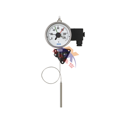 威卡温度开关 温度计 H70.55.100带开关温度计 WIKA温度计