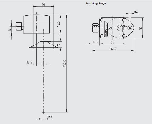 WIKA温度变送器 A2G-60电子通风管道温度传感器 通风与空调