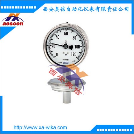 74气包式温度计卫生型应用不锈钢表盘温度计