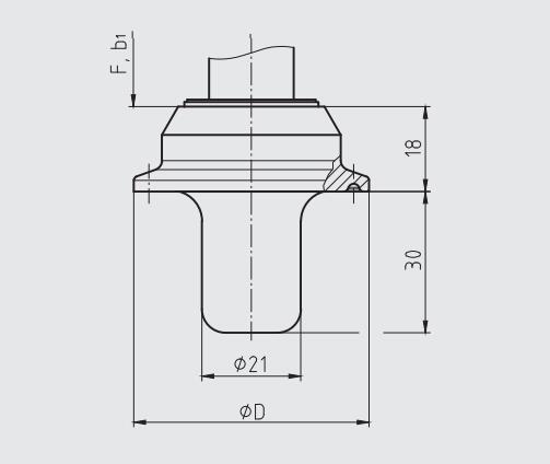74气包式温度计卫生型应用不锈钢表盘温度计