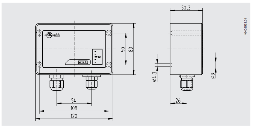 威卡温度计 A2G-65防冻保护温控器 德国WIKA温度计