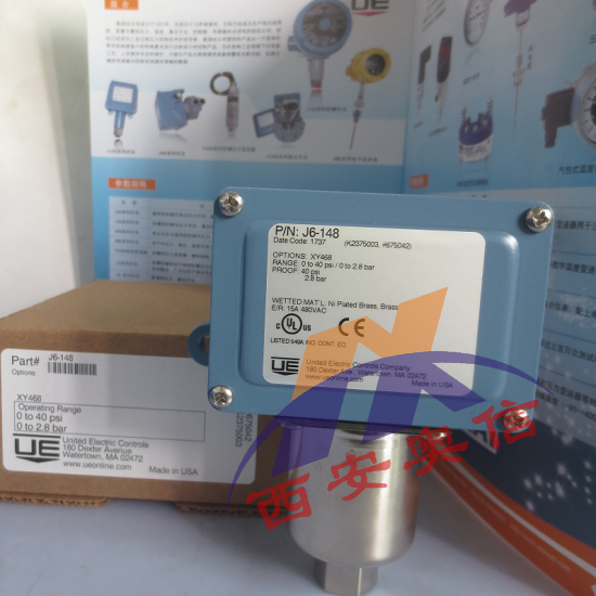 J6-354美国UE压力开关0-3.4bar不锈钢压力开关