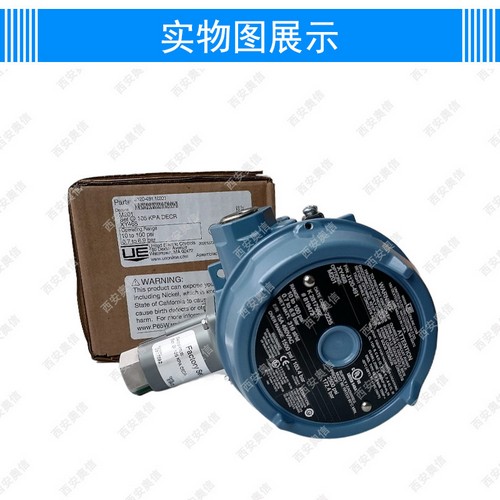 J120-490-M408美国UE防爆压力开关316不锈钢膜片0.3-2.1bar