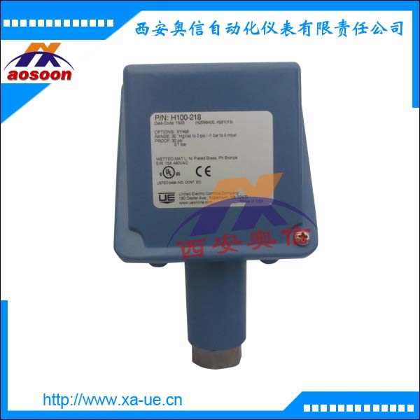 H100-15732美国UE压力开关微动开关可调死区压力开