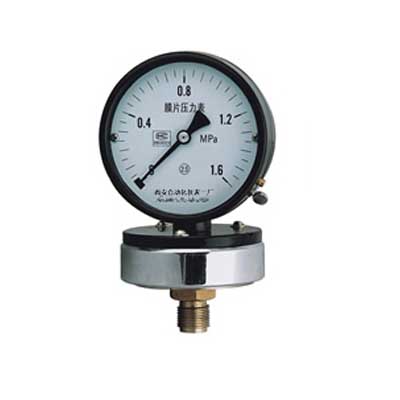 YPF膜片压力表