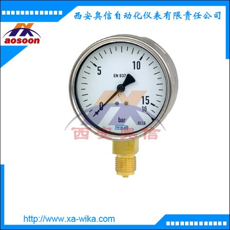 wika半钢压力表212.20.100 德国威卡径向安装压力表