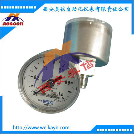131.11.050不锈钢压力表 德国wika波登管压力表