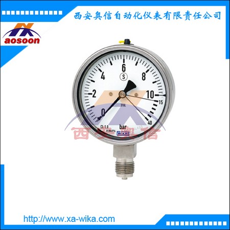 波登管压力表232.36.100 德国wika不锈钢安全性压力