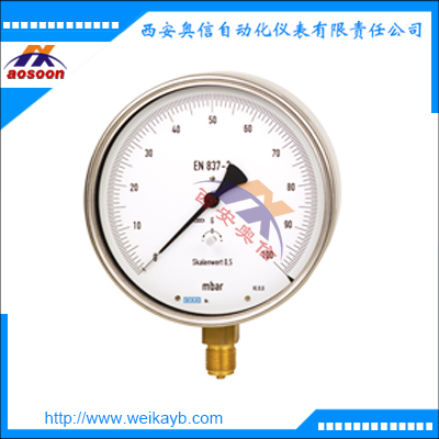 610.20.160德国WIKA压力表 wika膜盒压力表