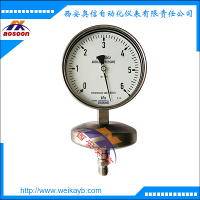 德国wika绝压表532.52.160 wika不锈钢绝压表