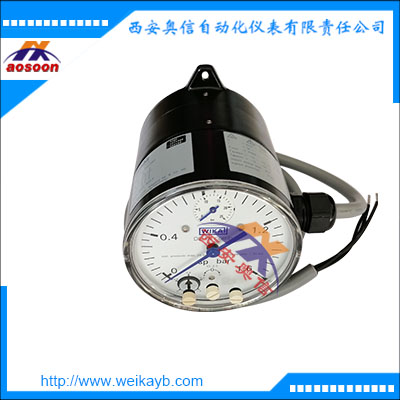 DPGS40带微动开关差压表 德国wika压差表