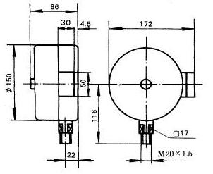 YXC-150电接点压力表