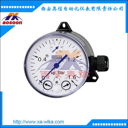 DPGS40TA带集成压力数显差压表 微动开关 德国wik