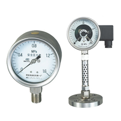 YTQN-160耐震全不锈钢安全压力表