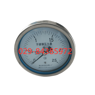 Y-100BF/Z轴向不锈钢压力表