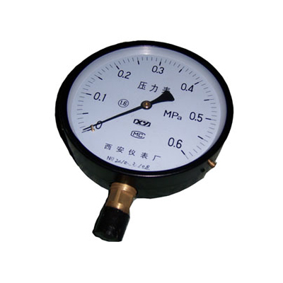 弹簧管压力表Y-40 Y-60 Y-100 Y-150 Y-200 Y-250