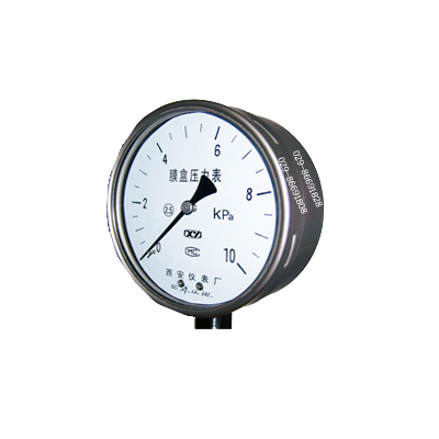 不锈钢膜盒压力表YE-100B YE-150B