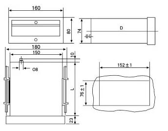 矩形膜盒压力表YEJ-101