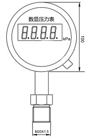 AXSY-101数显压力表