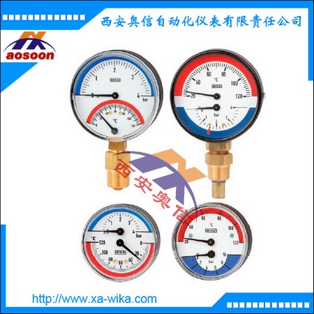 100.1x温度压力计 压力和温度测量WIKA温度计100.0