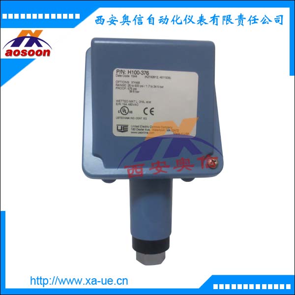 H100-376-1010不锈钢DPDT双刀开关 美国UE压力开关