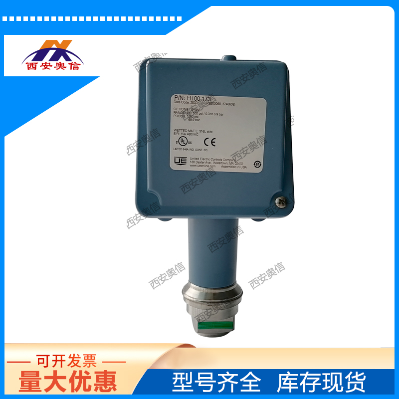 H100-173-M201美国UE机械式开关 J120-173防爆压力开关