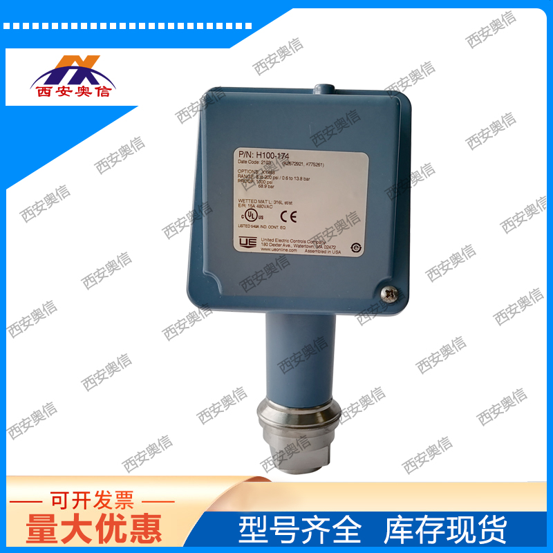 H100-174-M201美国UE压力开关 J120-174防爆不锈钢开关