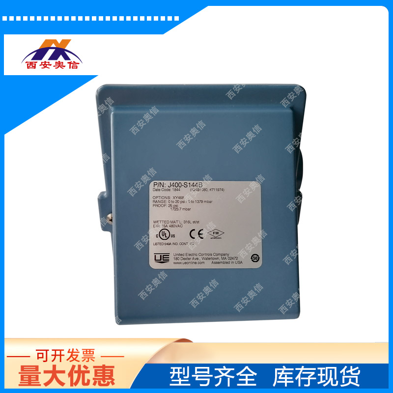 J400-S144B-1010-M201美国UE不锈钢压力开关 透平油开关