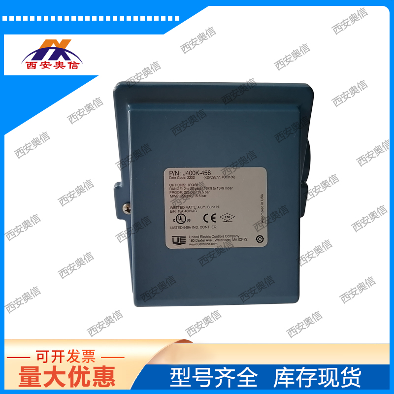 J400K-456-1010 DPDT双刀差压开关 美国UE润滑油开关