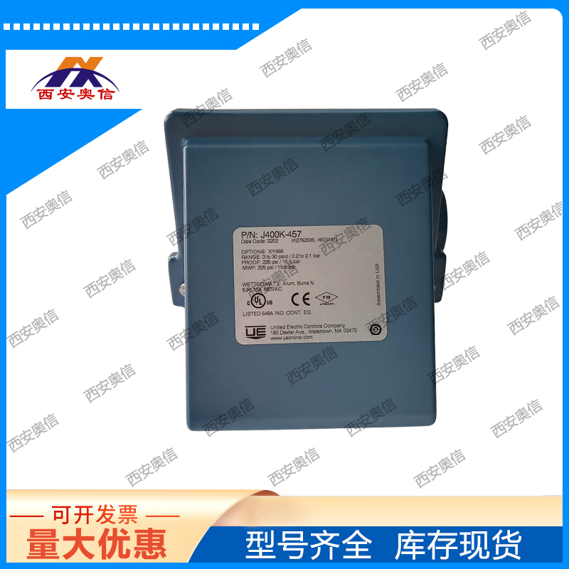 美国UE开关J400K-457-M540氟橡胶差压控制器