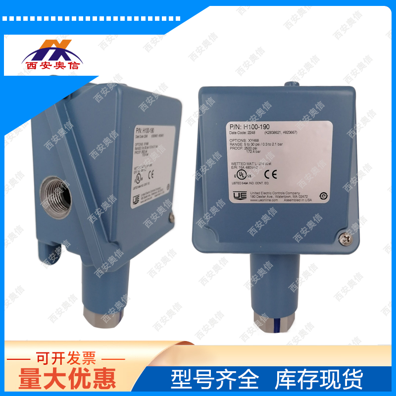 UEH100-491-M408美国UE压力控制器CCC安全认证