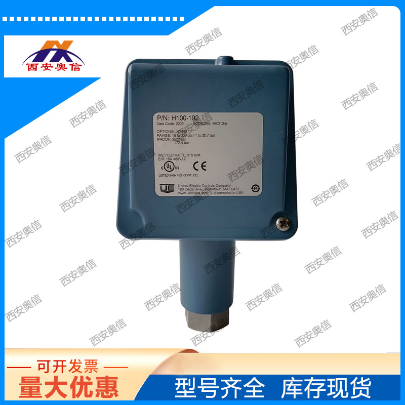 UEH100-493-M408美国UE压力控制器CCC安全认证